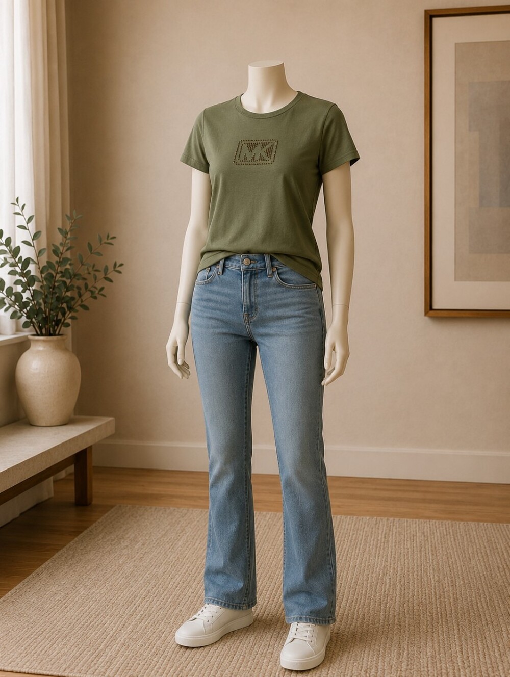 Michael Michael Kors crew neck short sleeve shirt size large women’s
